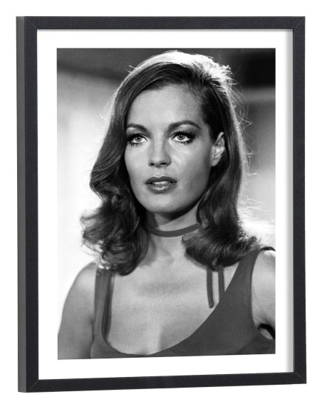 Tableau Romy Schneider noir et blanc