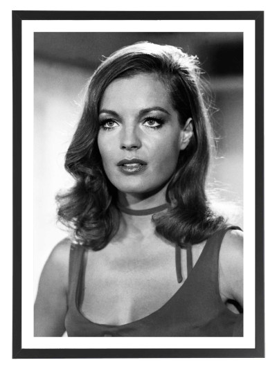 Affiche Romy Schneider noir et blanc