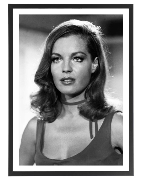Affiche Romy Schneider noir et blanc