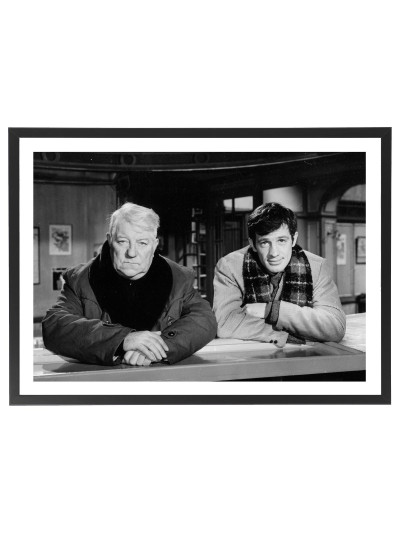 Affiche film un singe en hiver - Jean Gabin et Belmondo 2