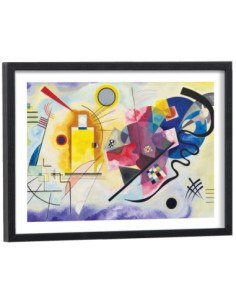 Tableau Kandinsky - Jaune rouge bleu