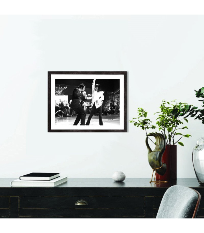  Affiche Pulp fiction danse noir et blanc