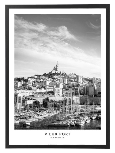 Tableau Marseille Vieux port
