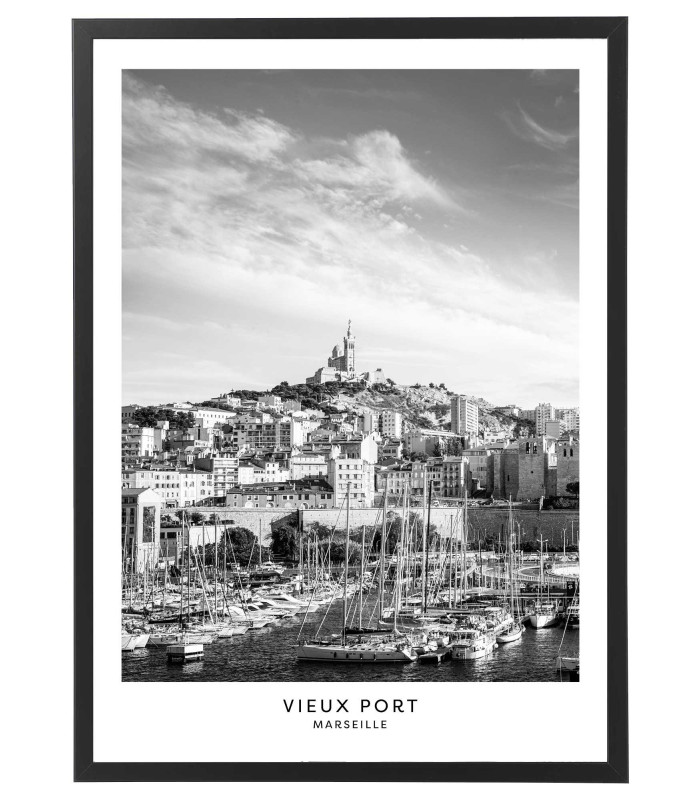 Tableau Marseille Vieux port