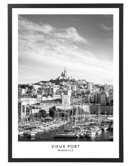 Tableau Marseille Vieux port