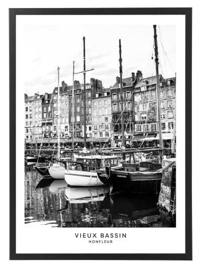Tableau Honfleur port
