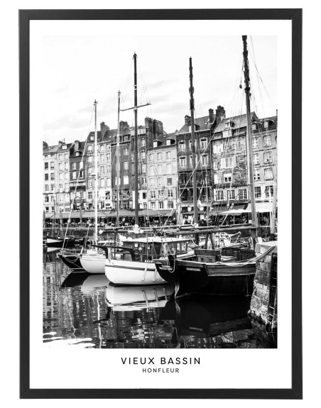 Tableau Honfleur port