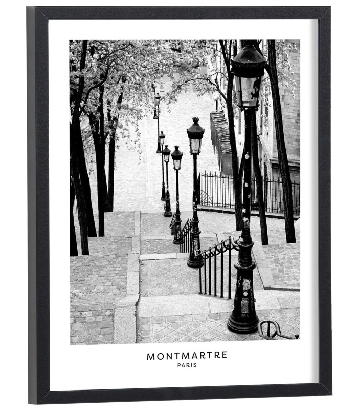 Tableau Paris noir et blanc