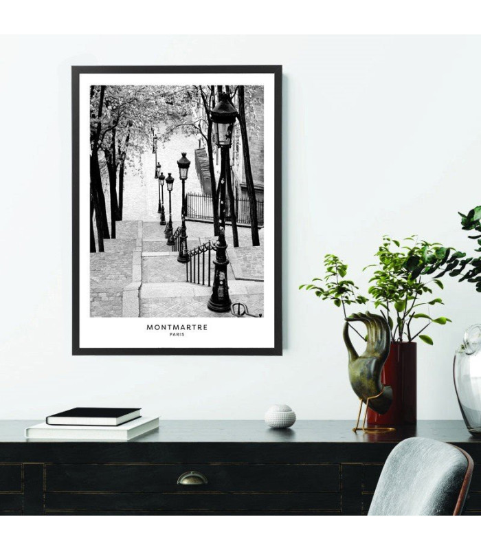  Affiche Paris noir et blanc