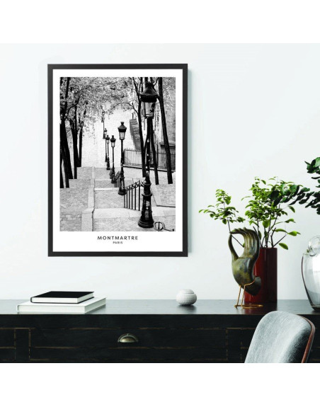  Affiche Paris noir et blanc