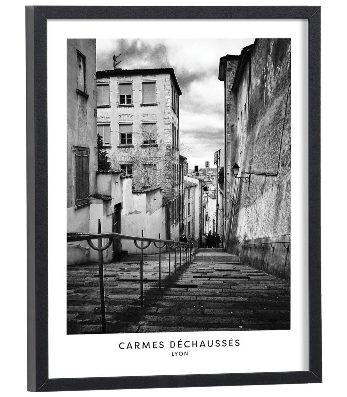 Tableau Lyon noir et blanc