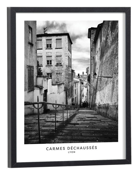 Tableau Lyon noir et blanc