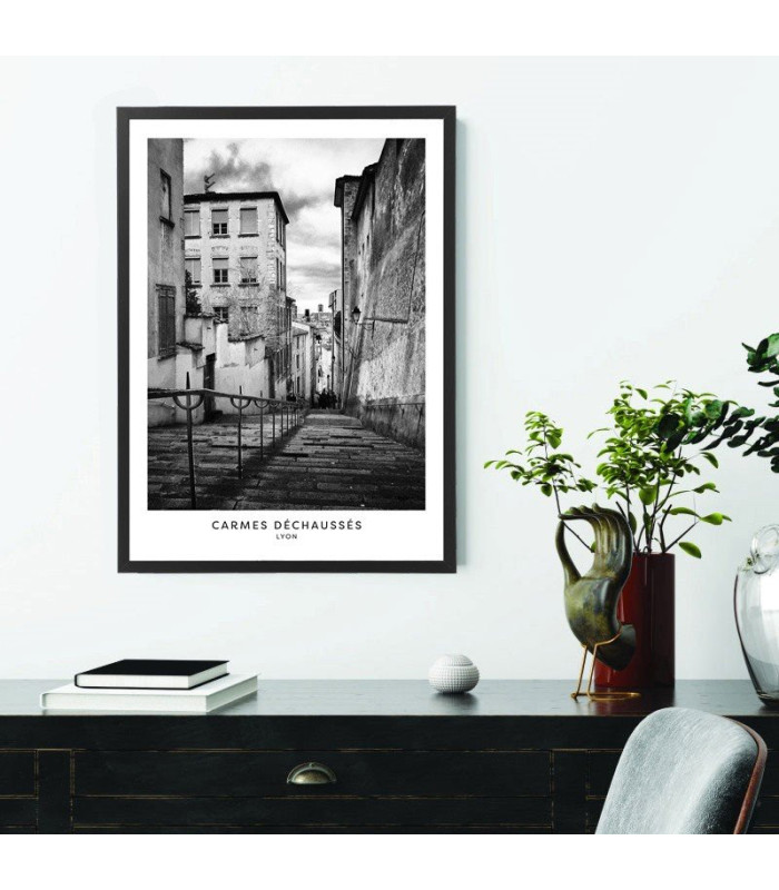  Affiche Lyon noir et blanc