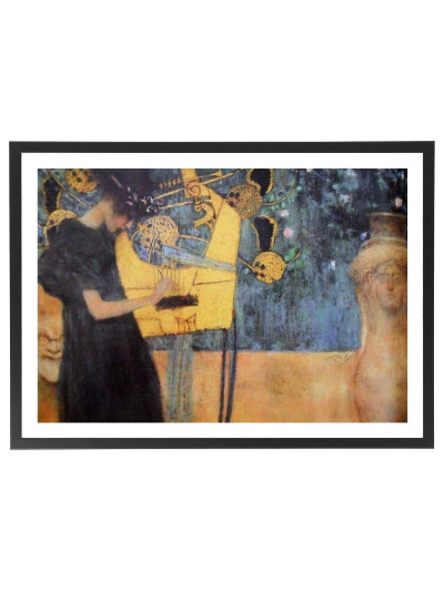 Tableau Klimt Musique reproduction