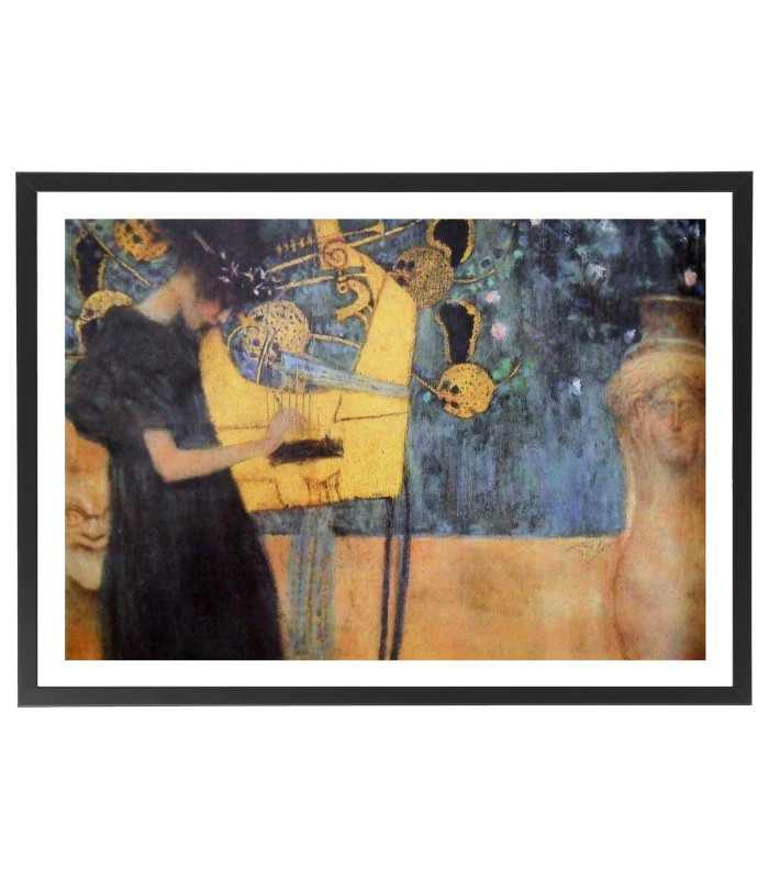 Tableau Klimt Musique reproduction