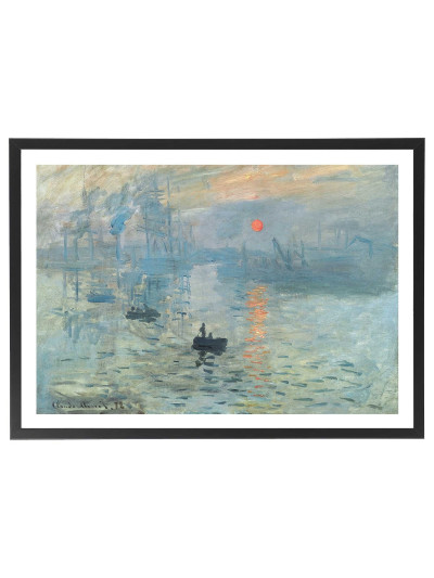 Tableau Monet soleil levant
