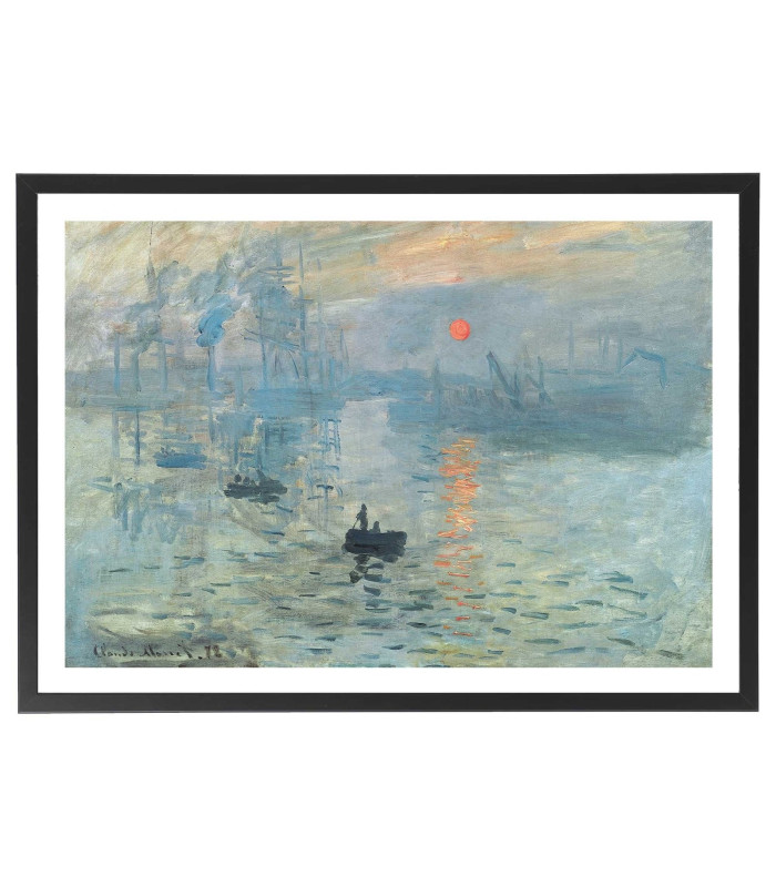 Tableau Monet soleil levant
