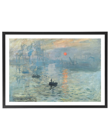 Tableau Monet soleil levant