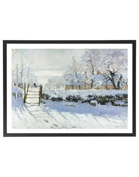 Tableau Claude Monet La pie