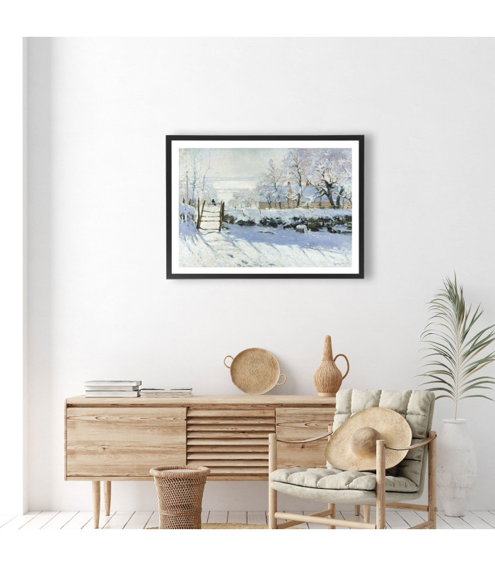  Tableau reproduction Claude Monet La pie