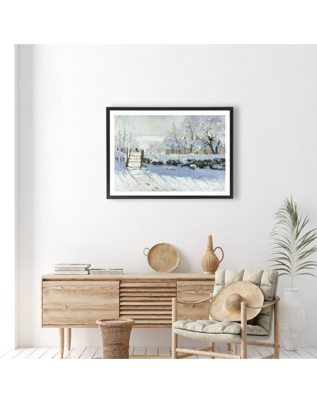  Tableau reproduction Claude Monet La pie