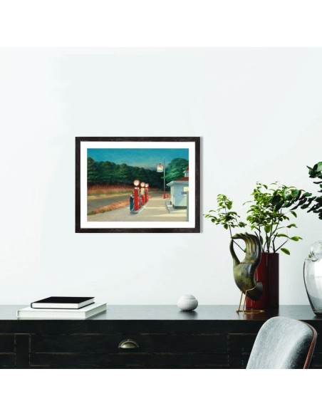  Affiche Edward Hopper Station service