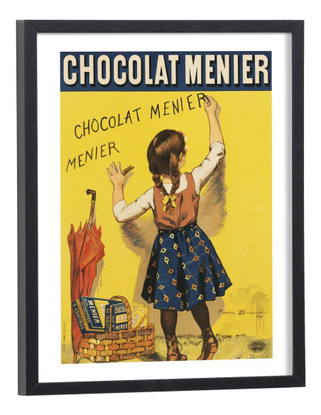 Affiche publicitaire vintage Chocolat Meunier Affiche publicitaire vintage Chocolat Meunier