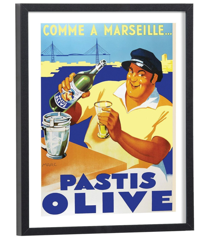 affiche publicitaire pastis vintage