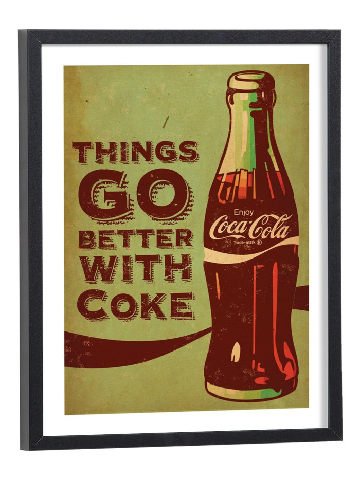 Affiche pub coca cola ancienne Affiche pub coca cola ancienne