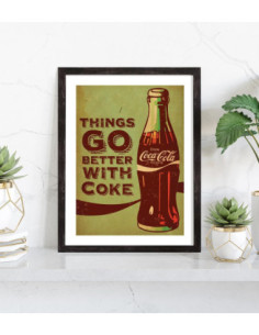 Affiche pub coca cola ancienne 2