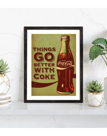  Tableau publicité Coca Cola vintage