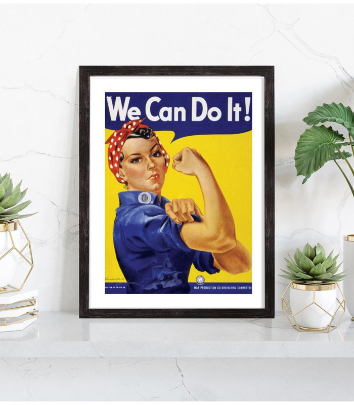  Tableau publicité We Can Do It vintage