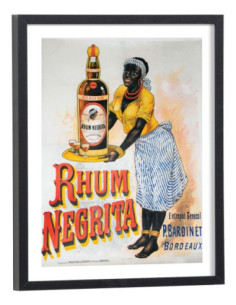 Affiche Pub Rhum Negrita ancienne