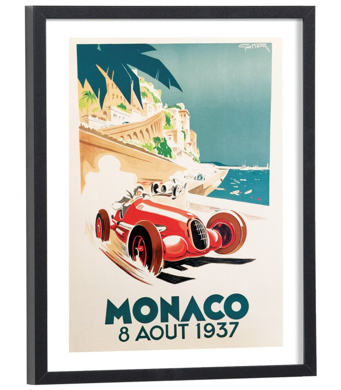 Affiche Grand prix Monaco 1937