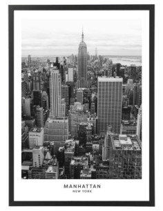 Tableau New York noir et blanc