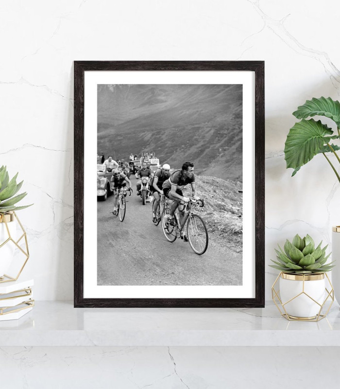  Tableau tour de France noir et blanc