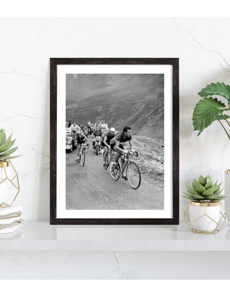  Tableau tour de France noir et blanc