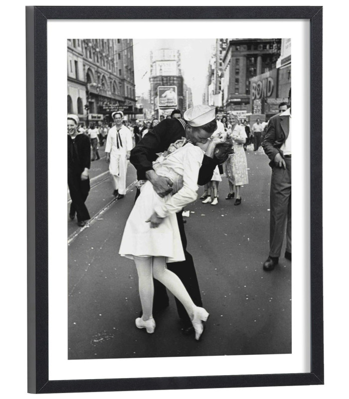 Tableau vintage Le baiser de Times Square