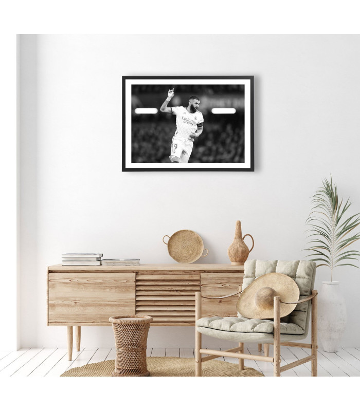  Tableau Karim Benzema football