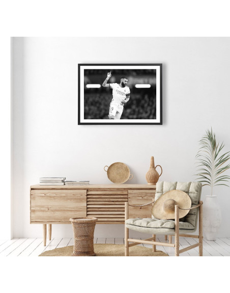  Tableau Karim Benzema football