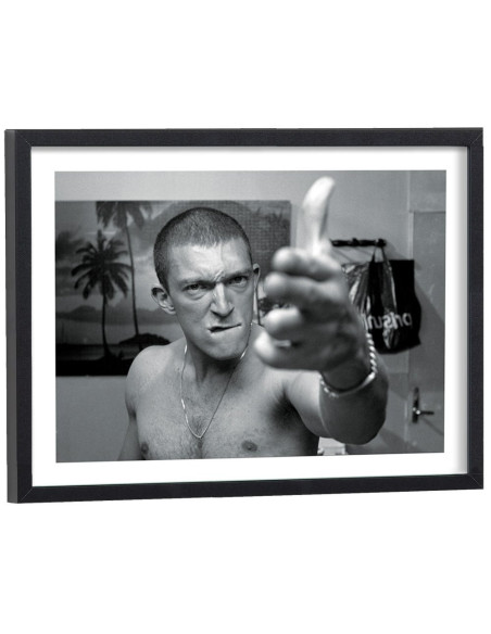 Tableau La haine - Affiche de film noir et blanc