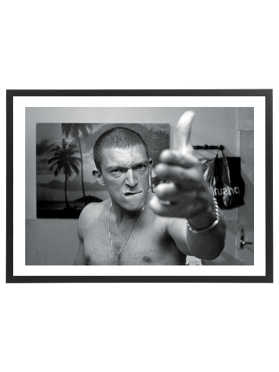 Tableau La haine - Affiche de film noir et blanc 2