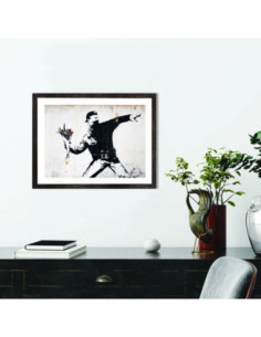 Affiche Banksy Manifestant - Tableau street art 2