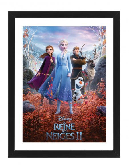 Tableau La reine des neiges  - Affiche enfant