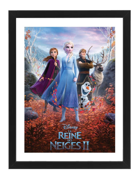 Tableau La reine des neiges  - Affiche enfant
