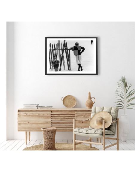  Tableau Jean Claude Dusse cinema noir et blanc