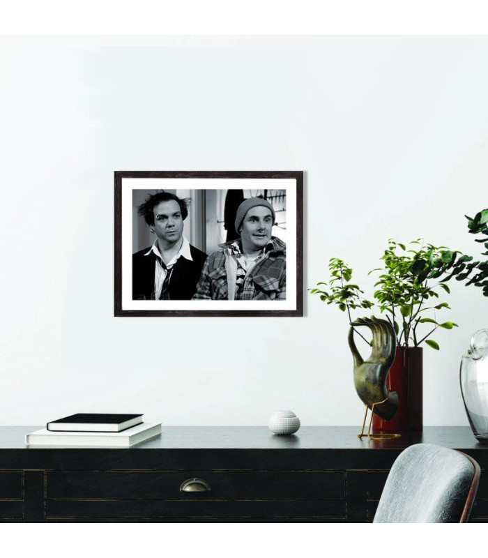  Affiche les 3 frères noir et blanc