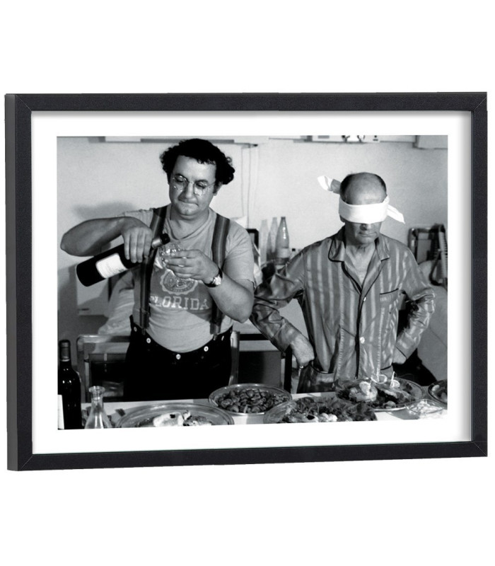 Tableau L'aile ou la cuisse - Affiche Coluche De Funes