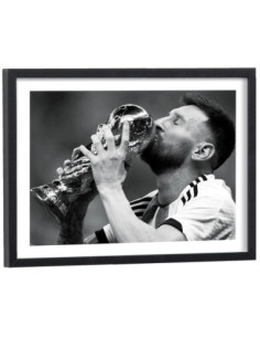Affiche Lionel Messi Coupe du monde 2022 - Tableau football