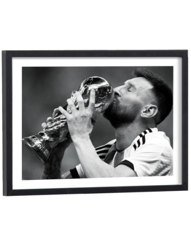 Affiche Lionel Messi Coupe du monde 2022 - Tableau football